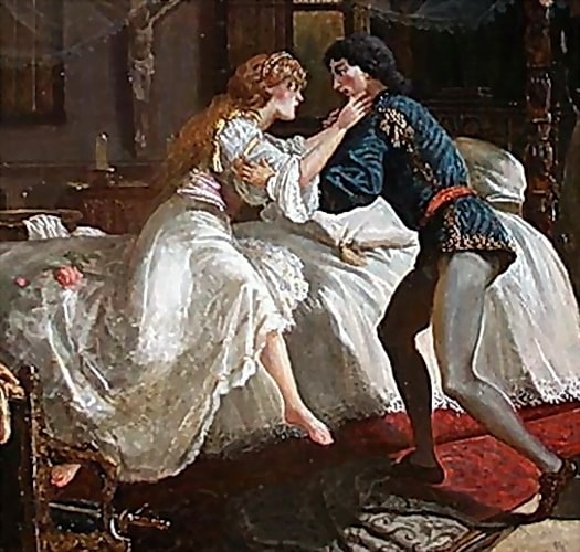 A Hot Love Story Lady Chatterly's Lover 16 Romeo and Juliet about to make love.