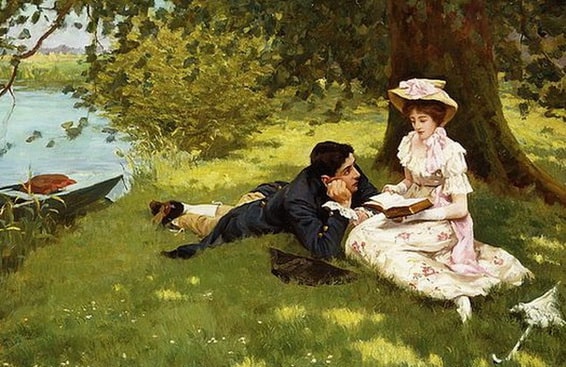 A Hot Love Story Lady Chatterly's Lover 32 Romance in the park by the lake.