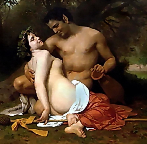 A Hot Love Story Lady Chatterly's Lover 63. A nymph seducing a faun. 